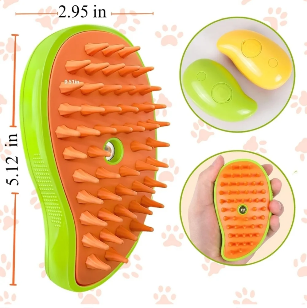 Steam Pet Brush 3 in 1